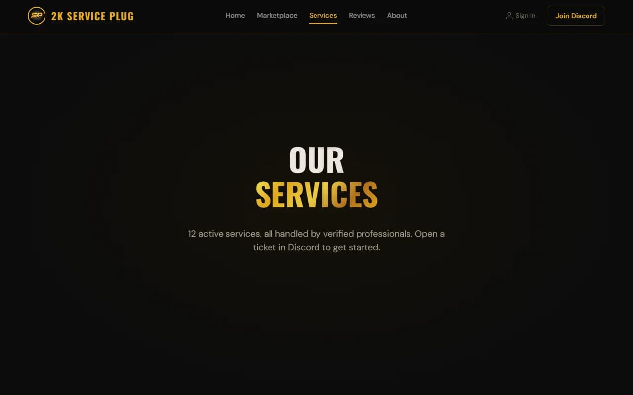 2K Service Plug services panel